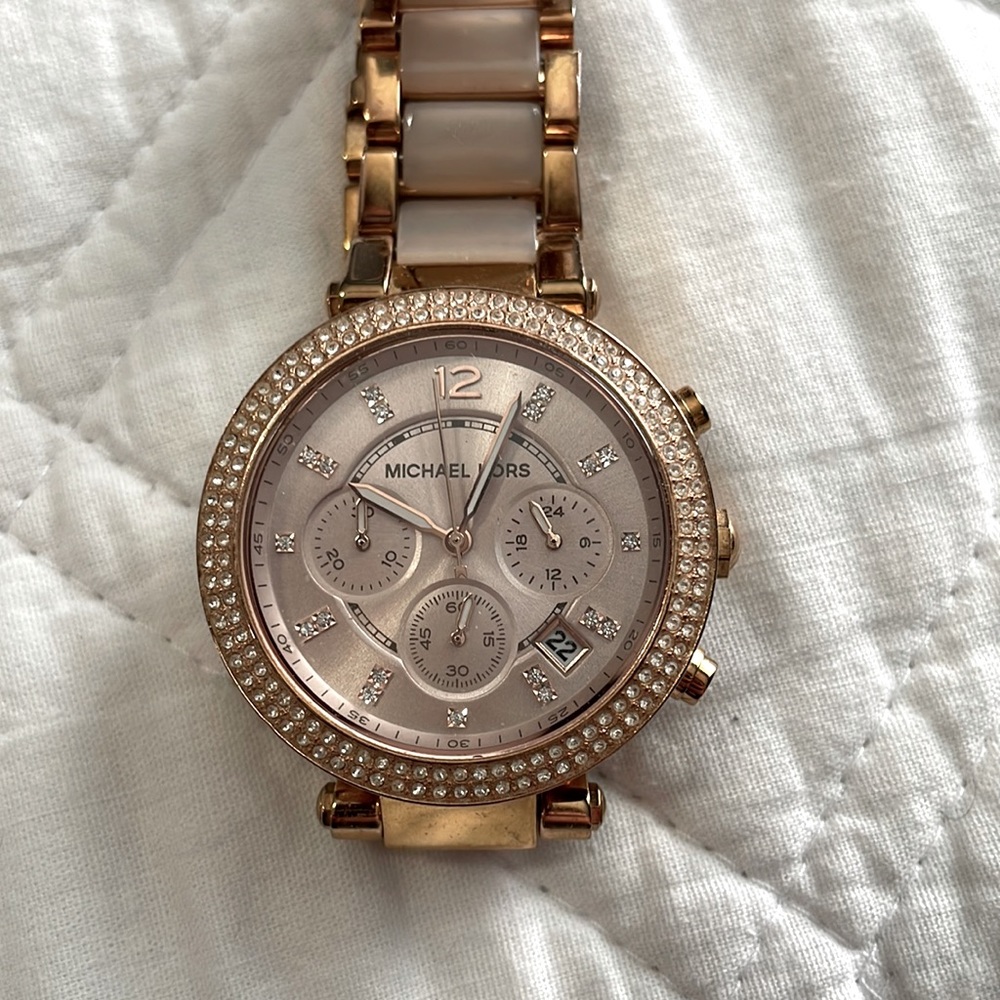 Michael Kors gold stainless steel watch